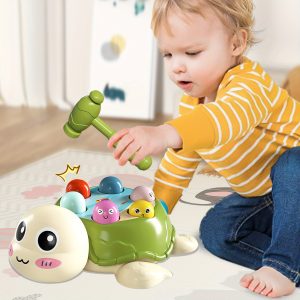 Hammering And Pounding Toy, Toys For Boys And Girls, Baby Interactive Toys Toddler Activities Games With 2 Hammers, Learning, Active, Early Educational Toy, Gift For Boys Girls Toddlers