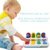 Educational Learning Car Toy for Babies and Toddlers - Sort Colors and Pop-Up Fun for Boys and Girls