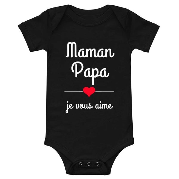 Mom Dad I Love You Baby Bodysuits Mothers Day Infant Outfit Fathers Day New Born Boys Girls Clothes Mothers Day Fathers Day Gift